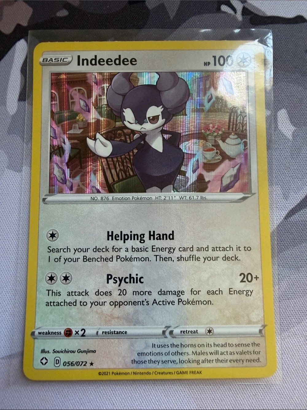 Indeedee Holo Pokémon Card Mini Lot | 2 Holo Cards ✨5/$25✨